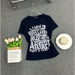 Áo Thun Nữ Cổ Tròn In Chữ Big Size 45-85kg Tay Ngắn Ôm Body Thun Tăm Mềm Mịn Co Giãn LIMO MS543 4