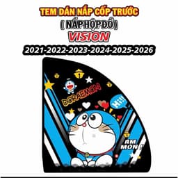 Tem dán Nắp hộp đồ Vision+ Vario 2022 -2026, Decal PVC3 lớp Kháng Nước màu 4