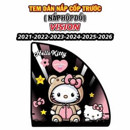 Tem dán Nắp hộp đồ Vision+ Vario 2022 -2026, Decal PVC3 lớp Kháng Nước màu 6