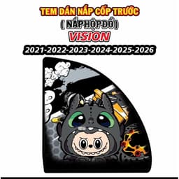 Tem dán Nắp hộp đồ Vision+ Vario 2022 -2026, Decal PVC3 lớp Kháng Nước màu 5