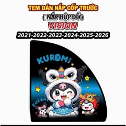 Tem dán Nắp hộp đồ Vision+ Vario 2022 -2026, Decal PVC3 lớp Kháng Nước màu 7