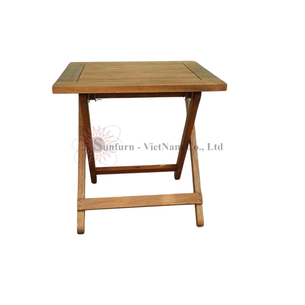 SET 5 Bàn Gỗ Gấp Gọn Ngoài Trời Sunfurn A45 (Gỗ Tràm Phủ PU Mịn) - Chống Nước, Không Mối Mọt,BH 1 đổi 1 lỗi NSX