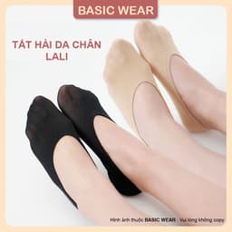 Tất Hài Nữ Da Chân Siêu Dai, Vớ Lười Chống Tuột Silicon, Vớ Đi Giày Búp Bê Cao Gót LALI 1