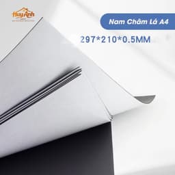 Nam châm lá dẻo A4 có decal keo dán, Làm Đồ Handmade, Học Liệu Cho Bé 2
