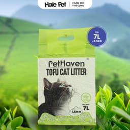 Cát vệ sinh cho mèo PETHAVEN 7L ~ 2.5Kg - 100% Đậu nành, vón tốt, khử mùi, ít bụi, phân huỷ sinh học 8