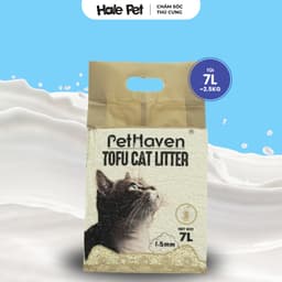 Cát vệ sinh cho mèo PETHAVEN 7L ~ 2.5Kg - 100% Đậu nành, vón tốt, khử mùi, ít bụi, phân huỷ sinh học 6