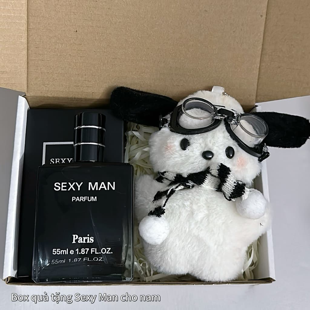 Box quà nước hoa Sexy Man cho nam