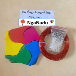 Combo 50 cái/100 Chong chóng hoa 5 cánh 5 màu khai giảng,,trang trí lớp học 2/9,khu du lịch,vui chơi,quán cà phê,trà sữa 9