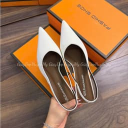 𝙔𝙐𝙇𝙄𝙉𝘼 - Giày cao gót 5P mũi nhọn chất nhung mịn mềm lì nhẹ hàng cao cấp hot- TA18 5