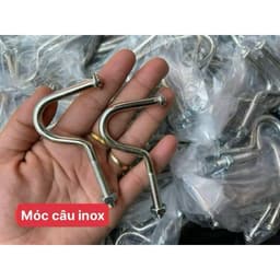 Móc cheo đồ xe máy .titan.inox móc u.móc câu.móc gạt 5