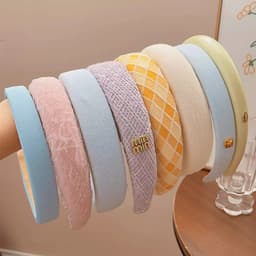 Băng Đô Cài Tóc Bản To Padded Headband Phong Cách Hàn Quốc - Phụ Kiện Tóc Tiểu Thư Vintage Nhiều Mẫu 3