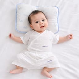 040 Bộ sơ sinh cộc tay Unchi vải petit bamboo vân nổi mềm mát cho bé sơ sinh từ 3-8kg 4