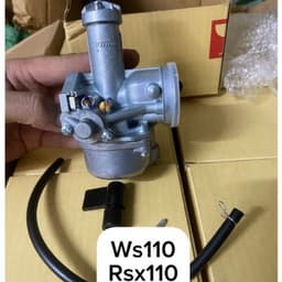 Chế  hoà khí bình xăng con ws110 indo (hộp vàng) 2
