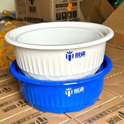 Bộ 2 Thau Trộn Mồi Câu Cá Mingtu Cao Cấp Chậu Trộn Mồi Dầy Dặn Độ Bền Cao 5