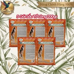 Combo Cám Chào Mào Hiệp Đồng Nai Cám Sắc Tố Lông Gói 200gr 3