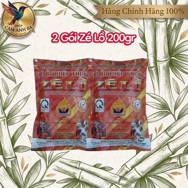 Combo Cám Chào Mào Bộ Ba Phép Thuật Cám Zé Lồ Gói 200gr