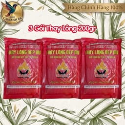 Combo Cám Chào Mào Bộ Ba Phép Thuật Thay Lông Đẹp Mã Gói 200gr 2
