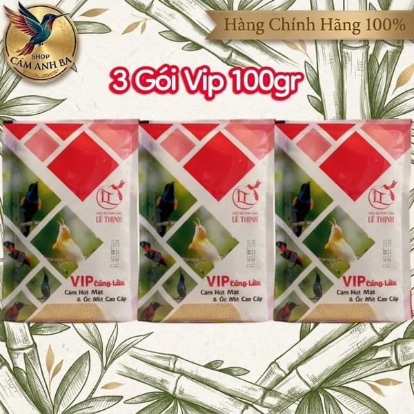 Combo Cám Hút Mật Lê Thịnh Vip Căng Lửa Gói 100gr Dạng Viên