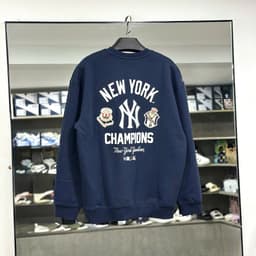 [Authentic💯] Áo Sweater New Era x MLB PATCHED RL53 NEYYAN NAVY 14858064 - Áo Nỉ Sweater Chính Hãng Full Tem Tag, Unisex 2