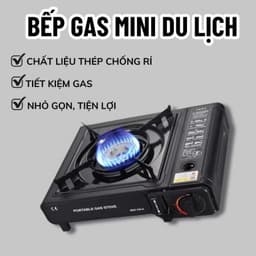 Bếp gas gia đình tiết kiệm gas an toàn dễ vê sinh, hiết kế nhỏ gọn - có thể mang đi du lịch  gd1511 2