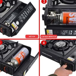Bếp gas gia đình tiết kiệm gas an toàn dễ vê sinh, hiết kế nhỏ gọn - có thể mang đi du lịch  gd1511 7