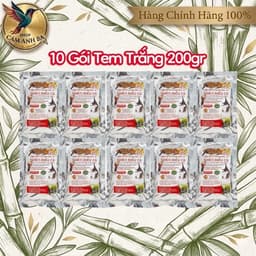 Combo Cám Chào Mào Thiên Điểu Ca - Tem Trắng & Tem Vàng - Gói 200gr 3