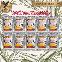 Combo Cám Chào Mào Thiên Điểu Ca - Tem Trắng & Tem Vàng - Gói 200gr 4