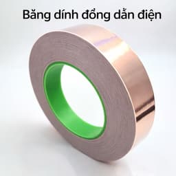 Băng Dính Đồng Dẫn Điện  – Copper Tape Tản Nhiệt, Chống Nhiễu EMI, Dán Main Điện Tử từ  1cm - 5cm 8