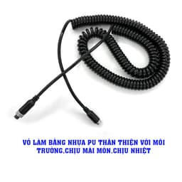 Dây lò xo camera lùi xe tải,xe đầu kéo chân GX12 6