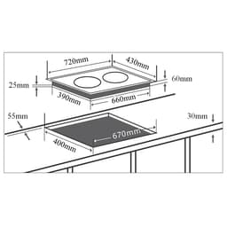 Bếp từ đôi Chef's EH-DIH369 PRO, Mặt kính chống xước, Model 2026, Bảo hành 3 năm 9