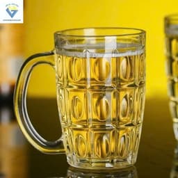 Bộ 6 Cốc Thủy Tinh Uống Bia Hơi Hà Nội, Cốc Thủy Tinh Cỡ Lớn 6