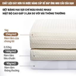 Rèm nhà tắm dày dặn chống nước chống nấm mốc | Họa tiết vân waffle cao cấp - Không cần đục lỗ 6