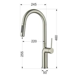 VÒI RỬA BÁT DÂY RÚT NOBINOX ADORA NX992 | HÀNG CHÍNH HÃNG 5