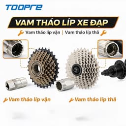 [CHÍNH HÃNG TOOPRE] Vam tháo líp thả, líp vặn xe đạp thể thao chất lượng thép tốt - VTL_TOOPRE 2