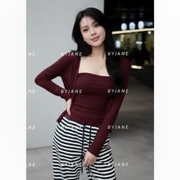 [MÀU MỚI] Áo Khoác cardigan dáng dài trơn nhiều màu, áo khoác ngoài tay dài co dãn 4 chiều kiểu dáng bánh bèo BYJANE-901 7