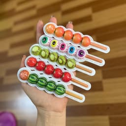 Combo 10 Chiếc Kẹo Dẻo Trái Cây Thơm Ngon Hình Hồ Lô Ngộ Nghĩnh Bắt Mắt 3