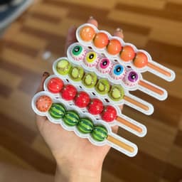 Combo 10 Chiếc Kẹo Dẻo Trái Cây Thơm Ngon Hình Hồ Lô Ngộ Nghĩnh Bắt Mắt 5