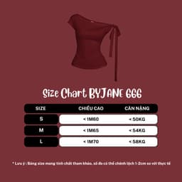 Áo Thun Nữ Trễ Vai Ôm Body Thắt Nơ Chất Thun Mịn Co Dãn 4 Chiều BYJANE - 666 3