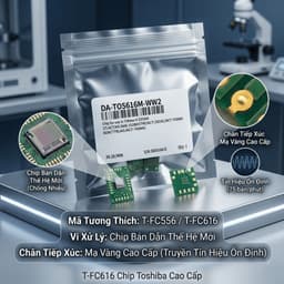 Chip Reset Toshiba 5516AC 6516AC 7516AC 4 Màu Nhận Mực Ngay Bền Đẹp Linh Kiện Máy Photo 3