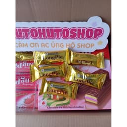 Combo 2 Hộp Bánh Longpie Hải Hà 288g - Thơm Ngon Với Kem Sô Cô La Vị Dâu - Sản Xuất Tại Việt Nam - 2