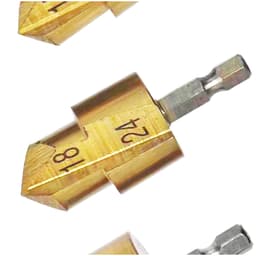 Bộ 3 mũi khoan khoét ống nhựa PPR chuyên sửa ống nhựa bị hỏng khoan nong ống nhựa chuôi lục giác phi 20-25-32mm 7