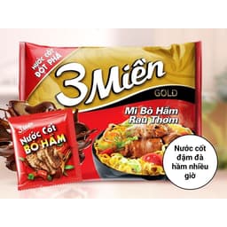 ( TẶNG 2 GÓI) Thùng 30 gói mì 3 Miền Bò hầm rau thơm 75g – Đậm đà, thơm ngon khó cưỡng 5