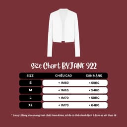 [MÀU MỚI] Áo khoác Cardigan dáng vừa midway thanh lịch co dãn 4 chiều BYJANE - 922 3