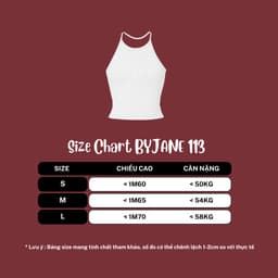 Áo Thun Nữ 2 Dây Cổ Yếm BYJANE Chất Thun Mịn Co Dãn 4 Chiều - 113 3