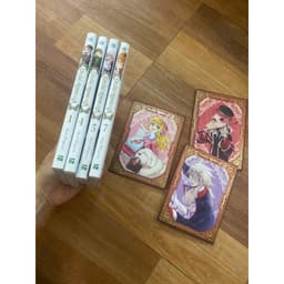 (+post) Combo 4q vở Gia sư hoàng gia kèm phụ kiện+poster 1