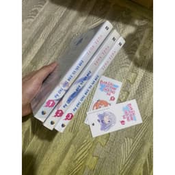 (full quà) Bộ 3q vở LN Bạn Gái Với Bạn Thời Thơ Ấu tập 1-3 đủ quà 1