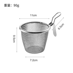 Giỏ lưới cài nồi lẩu lọc vớt thức ăn nhúng lẩu bằng inox 304 an toàn tiện lợi 11x9.5cm 6