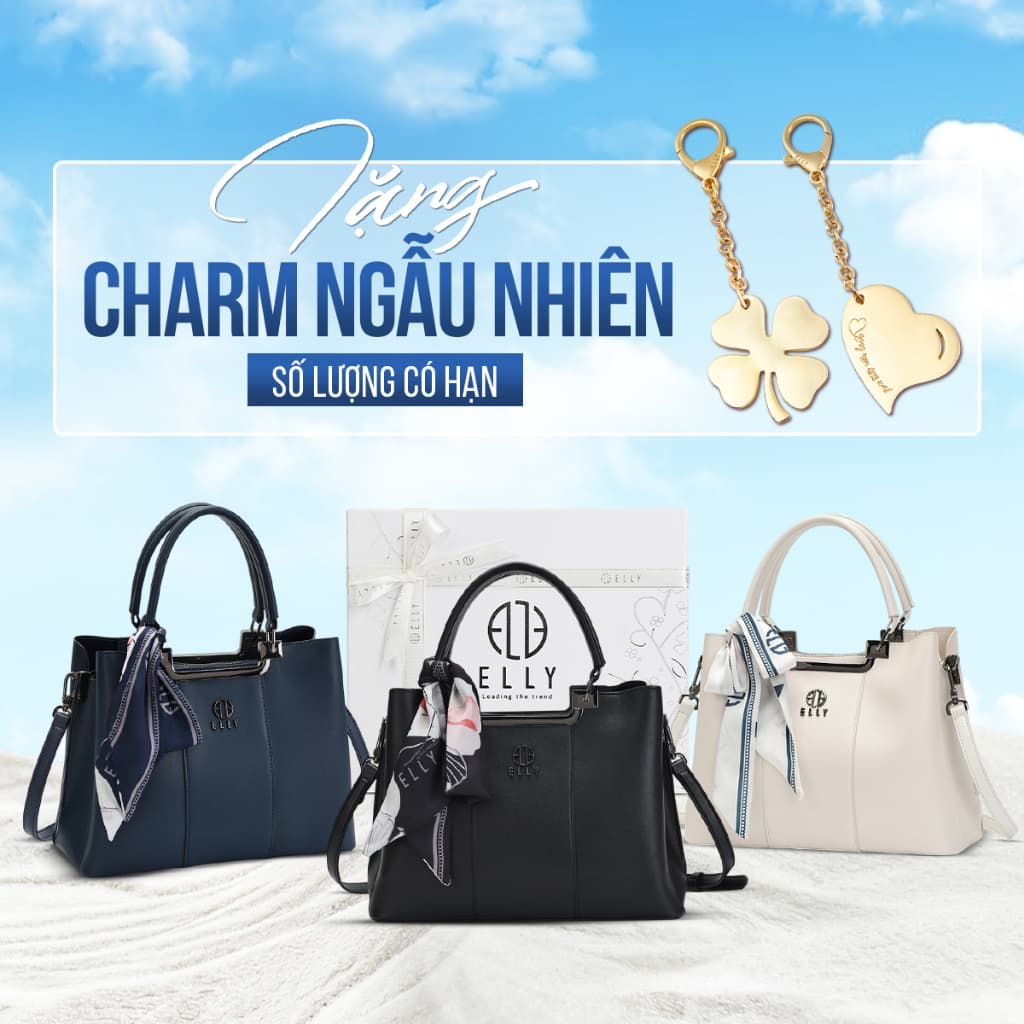 Túi xách cao cấp ELLY HTX369 túi đeo chéo đeo vai xách tay công sở thời trang cao c+C1+C11