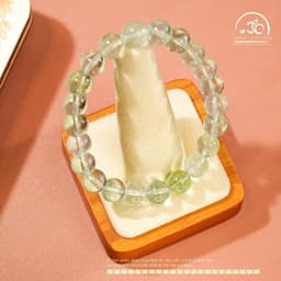 Ngọc Đan Tâm - Vòng Tay Đá Fluorite Xanh 8mm 2A - Mệnh Mộc & Mệnh Hoả 4
