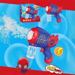 Phiên bản mới - Đồ chơi bắn bong bóng xà phòng với thiết kế nhỏ gọn, không chảy nước 3